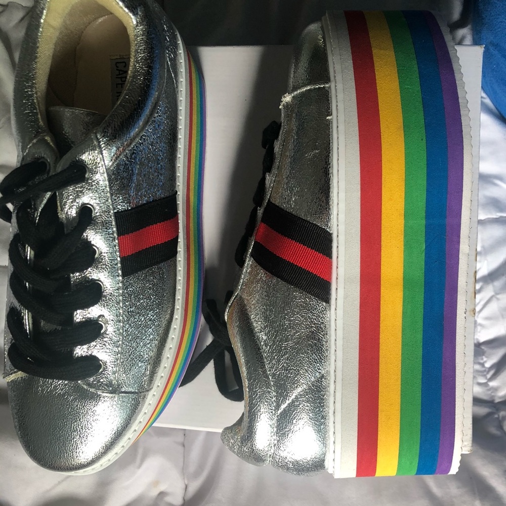 Rainbow Platform shoes
